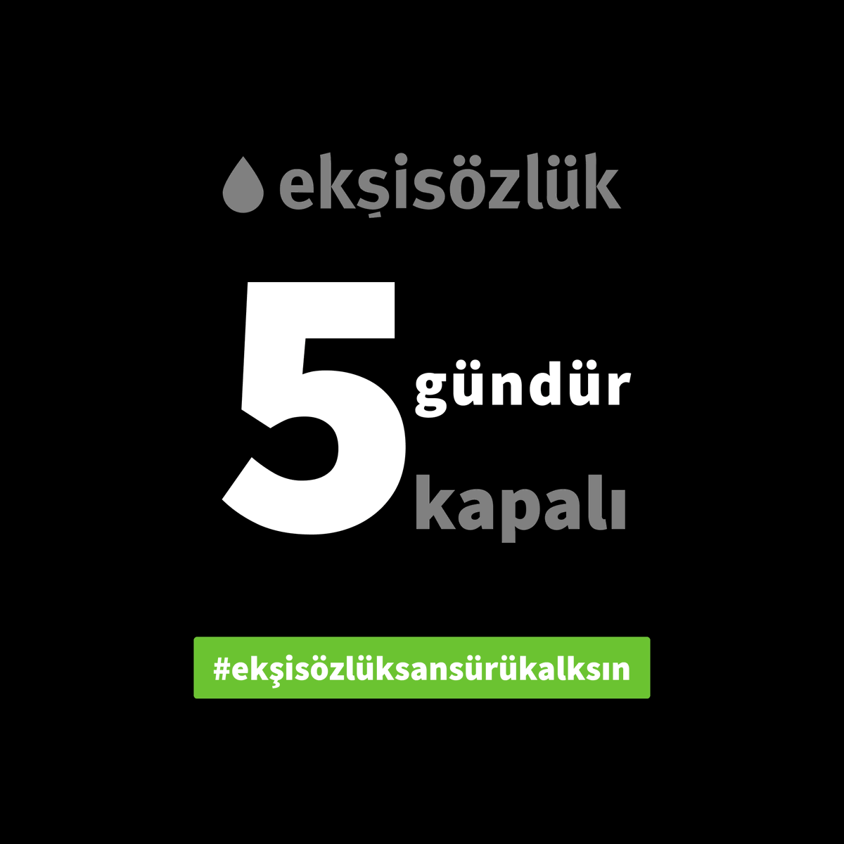 ekşi sözlük kurulduğundan bu yana farklı
kesimlerin sesi olmuştur. uygulanan sansür çok
sesliliğe ve farklılıkların birlikteliğine engel olmaktadır.
#ekşisözlüksansürükalksın