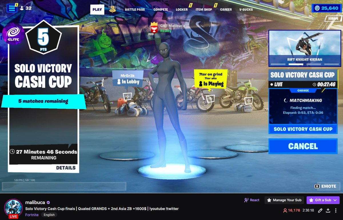 MalibucaFN's tweet image. 16K online 🥹
TYSM for the support❤️