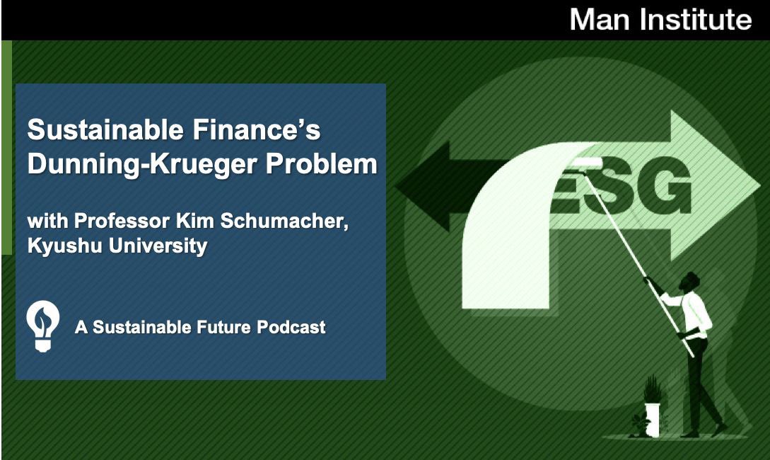 A Sustainable Future Podcast (@sustfut_podcast) on Twitter photo Latest podcast now out - we talk to Prof Kim Schumacher, <a href="/KyushuUniv_EN/">Kyushu University</a>, about sustainable finance’s Dunning-Krueger problem & who has the authority to call themself an ESG expert. <a href="/SustFut_Podcast/">A Sustainable Future Podcast</a>. Listen on iTunes or <a href="/ManGroup/">Man Group</a>: bit.ly/3IMp5v9 Latest podcast now out - we talk to Prof Kim Schumacher, <a href="/KyushuUniv_EN/">Kyushu University</a>, about sustainable finance’s Dunning-Krueger problem & who has the authority to call themself an ESG expert. <a href="/SustFut_Podcast/">A Sustainable Future Podcast</a>. Listen on iTunes or <a href="/ManGroup/">Man Group</a>: bit.ly/3IMp5v9