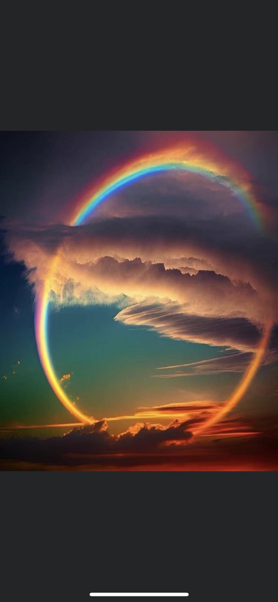 A complete #rainbow 30k above #earths surface! #planetearth #nature #viralphoto #nationalgeographic #weather #coolphoto #trending2023