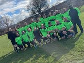 How good dose the badge and our  new kit sponsor Irwin Mitchell look on our kit we thank our sponsor for the support we are Proud of how far we have come as a team but more hard work to come 🟢⚫️🟢⚫️ #mentalhealthawareness #footballhelps 
#together
