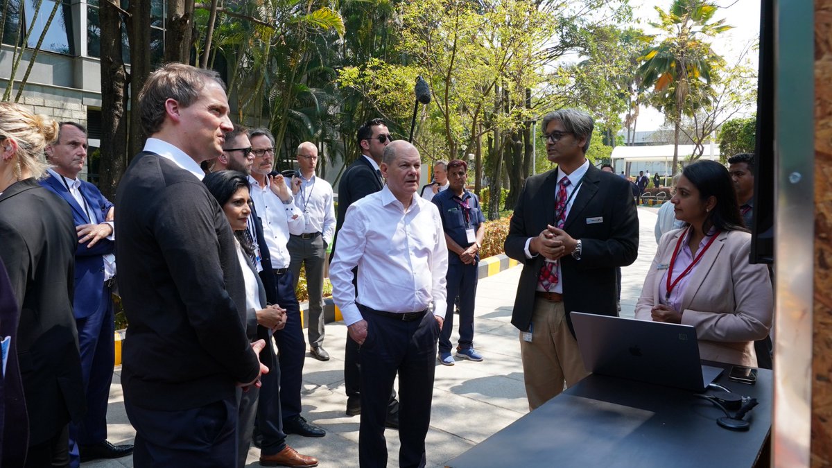 At the core of our culture lies the philosophy that innovation can only be enhanced when we welcome diverse & unique perspectives. Today we welcomed the Federal Chancellor of Germany, @OlafScholz, w/ CEO & Executive Board Member, SAP SE @ChrstnKlein w/ @gangadharansind