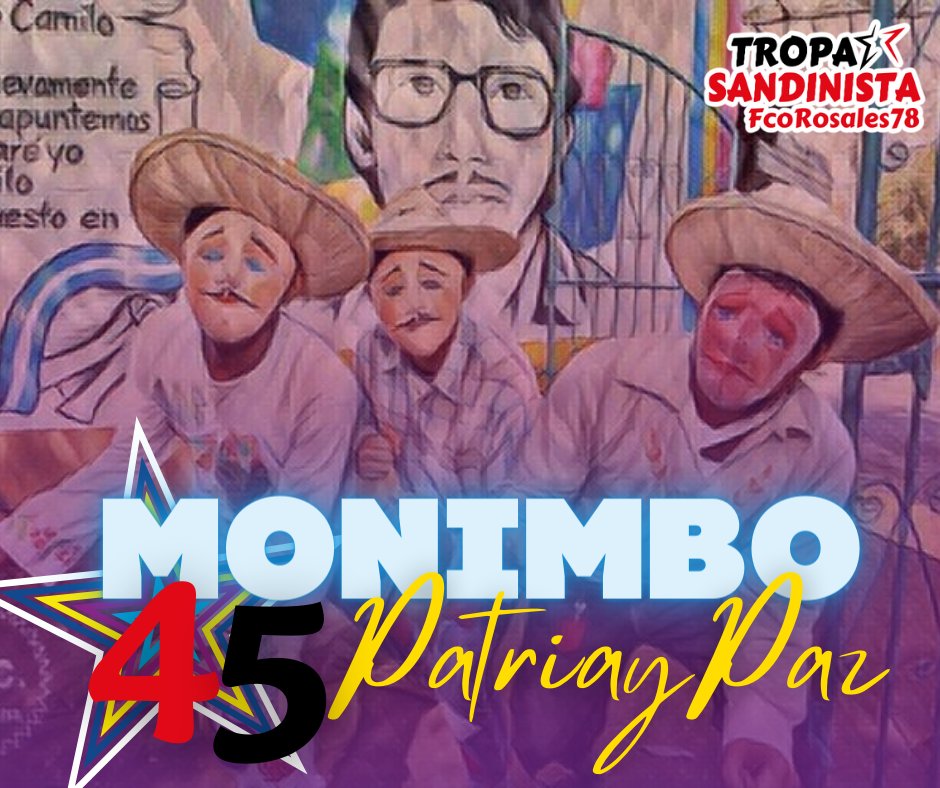 A 45 años de la gesta de los Sabogales protegemos celosamente la Paz, en nuestra Patria bendita y siempre libre.

Vivan los Héroes y Mártires de nuestra Revolución!!!

#Monimbo45PatriayPaz 
#TropaSandinista 
<a href="/jbrisol/">🅰️racely ♏ 🧲anales❤️🖤</a> @Joel190779 <a href="/MrjNrrr/">Marjorie Nvrrte</a> <a href="/PatySandinista/">Patricia</a> <a href="/AmandaVegon/">Amanda Vegon</a> <a href="/corpav_m/">Carnitas ❤🖤❤🇳🇮</a>