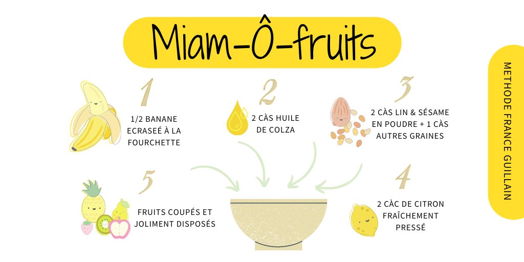 endoyellow's tweet photo. Découvre la recette détaillée du Miam-Ô-Fruit de France Guillain par ici : https://t.co/Swpl68Aytl
Pour mieux vivre ton #endométriose 👍 https://t.co/SgggjDwYjP
