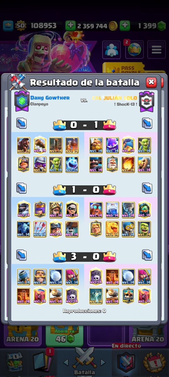 DahgGowther's tweet photo. "Primera semana de guerra en clanpeyo 🍂❤️"

#clashroyale https://t.co/KIpstFtPmR