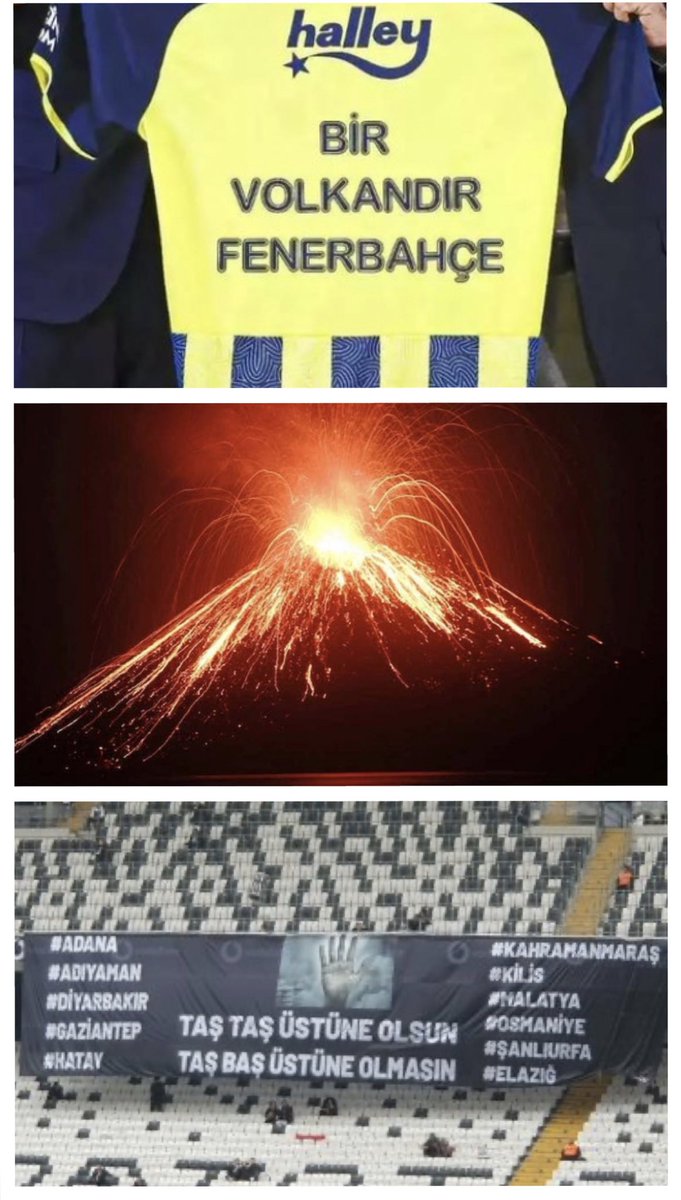 #Fenerbahcetaraftarı dün akşam #fenerbahcekonya maçında uzun süredir beklenen patlamayı yaptı. Ne de olsa #birvolkandırfenerbahce #FenerbahceHalktır, #beşiktaş ve #çarşı da #VodafonePark da ateşi iyice yaydı. #turkiyetekyurek