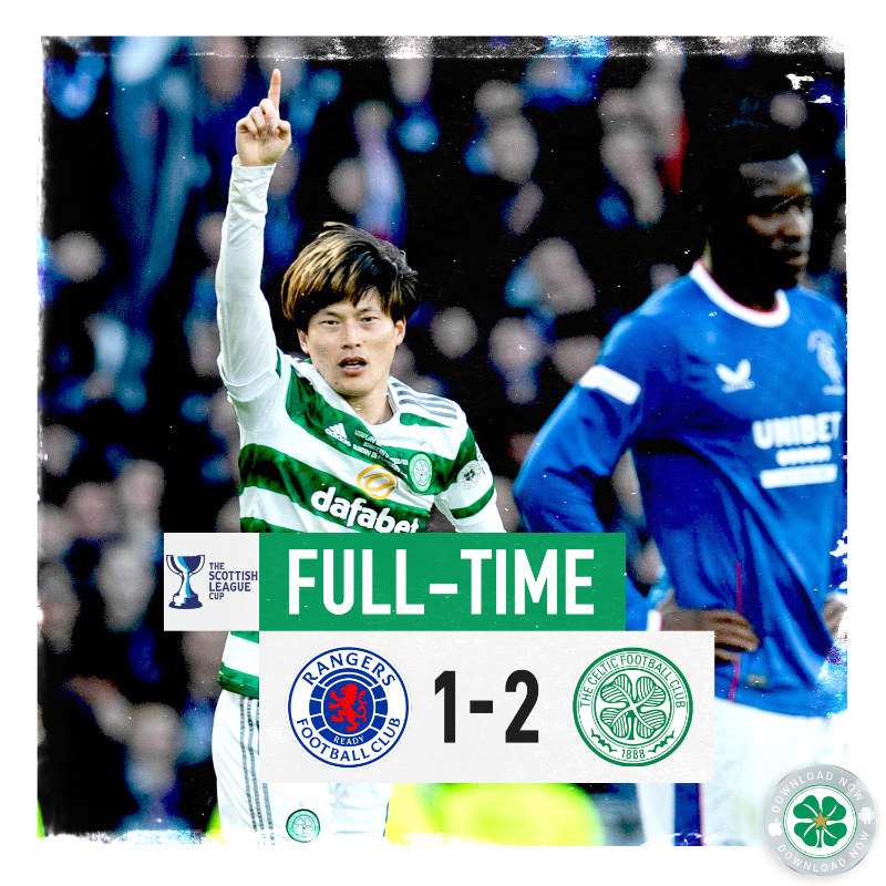 Celtic1967_com's tweet photo. Celtic win the Viaplay Cup!!!

A double from Kyogo see's us victorious in Glasgow!

Enjoy bhoys!🍀🍻