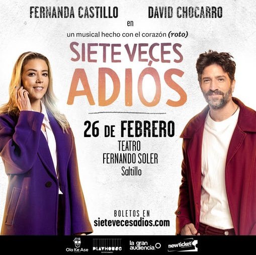 @FernandaCGA @DavidChocarro Último día de la Gira de ustedes de #SieteVecesAdiós en #Saltillo en el #TeatroFernandoSoler 🎭🎶👏🏻😃