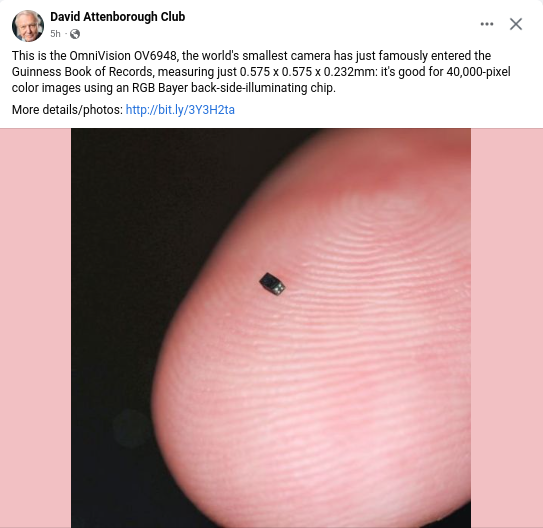 FSUInSC's tweet image. Just asking -
We all know that any Technological Advancements that are acknowledged Today are AT LEAST 40+ years Behind where we really are now, right?
With that, how much espionage and surveillance in general has been happening since this little doodad?
#MicroDrones