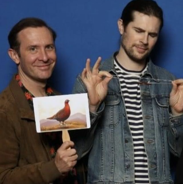 MihaelaBoldea's tweet photo. Tim Downey with David Berry. Tim loves birds a lot! 🕊🦅🦜  -  Sharon Raydan @raydans25 #timdowney #mrdavidberry https://t.co/ZX5ZcMlJSb