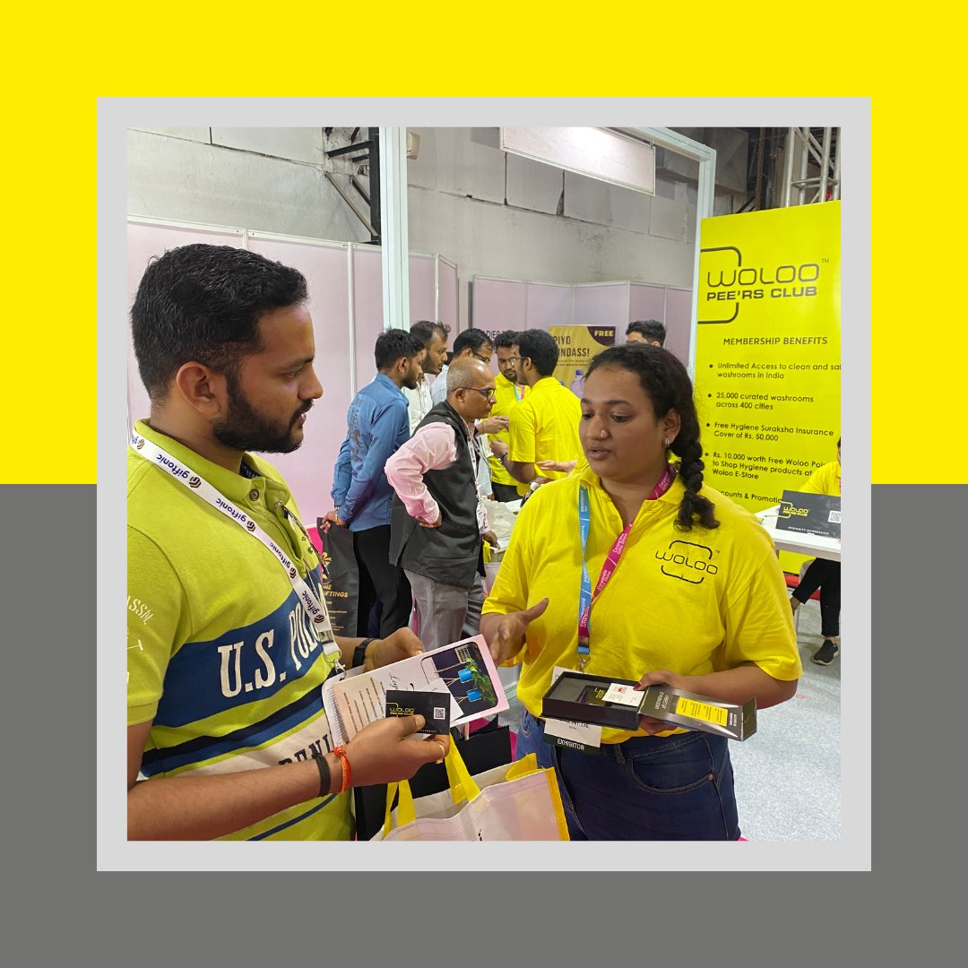 woloo_in's tweet photo. The Most Innovative Corporate Gifting Idea of the Show Voted by 1000+ Visitors & Corporate Representative
Woloo x Nesco
.
#thankyou #gifting #corporatelife #corporategifts #exibition #woloo #HygieneDignity #WolooHaiNa https://t.co/ihIF3GFb8C
