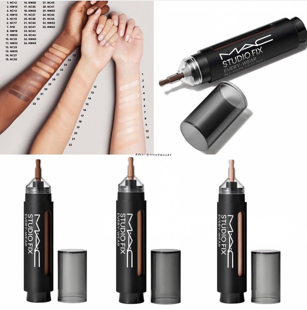 Trendmood's tweet image. Available Now! 🚨 in Europe 
NEW! 🖤 Studio Fix Every-Wear All Over Face Pen #maccosmetics Every-Wear all over face pen, new concealer and foundation hybrid #comingsoon US