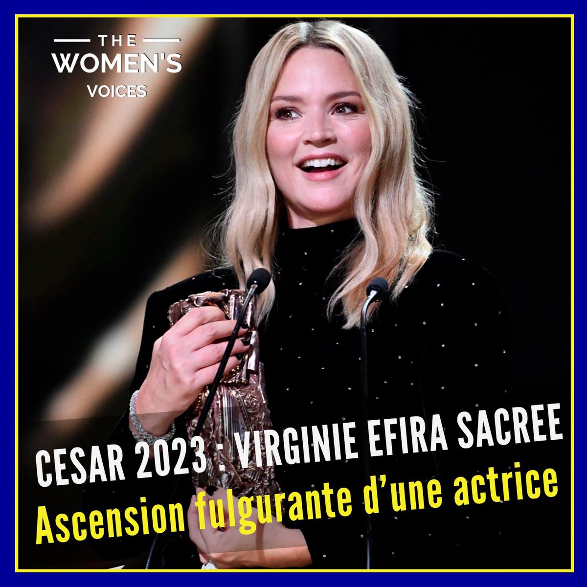 🎥#VirginieEfira décroche le #Cesar2023 de la meilleure actrice pour son rôle dans #RevoirParis

🎬Elle enchaîne les rôles marquants, grâce à sa capacité à jouer des personnages complexes.

🥇Comédies ou films d'auteur, elle est désormais incontournable dans le #cinéma français