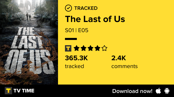 awhrdylan's tweet photo. I've just watched episode S01 | E05 of The Last of Us! #lastofus  https://t.co/nfIV2J3pxJ #tvtime https://t.co/GsGFB6E03H
