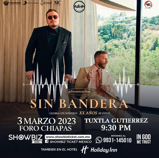 WR_Producciones's tweet photo. Próximas fechas de @sinbandera por #Mexico 🤩

3 mar #tuxtlagutiérrez 
4 mar #Xalapa 
10 mar #Tampico 

@NoelSchajris @LeonelGOficial 🙌🏻

¡Los esperamos! https://t.co/sXxavYeykk