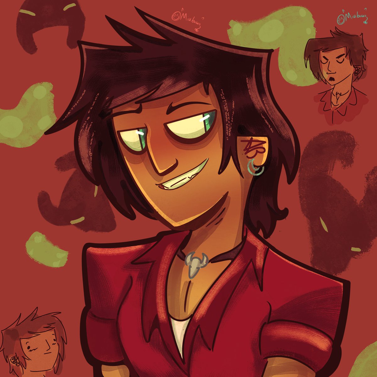 AnimationRat's tweet photo. Learning to be loose with lighting is hard #TotalDrama #alejandroburromuerto #digitalart #Procreate #comfortcharecter #scrimblo https://t.co/Qxcn3QpA04