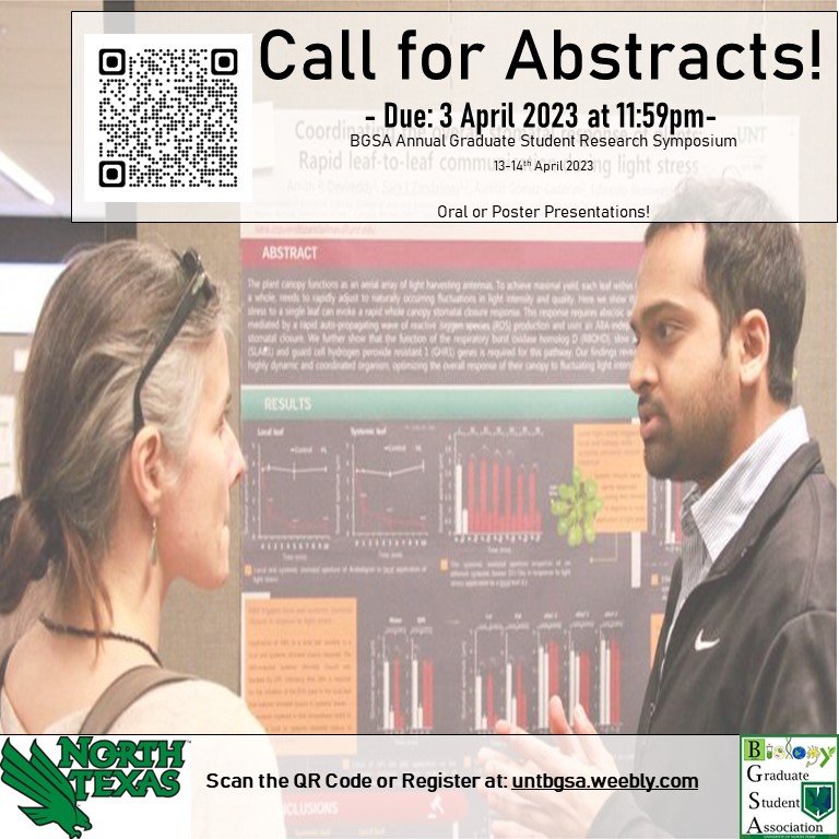 Come share your research at UNT's annual research symposium!