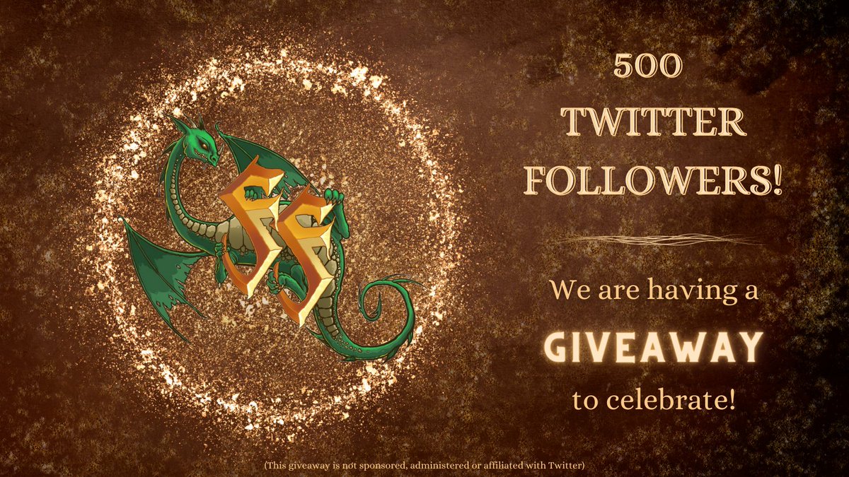 Fantasy Fellowship (@fanfellowship) on Twitter photo ๐ To celebrate 5๏ธโฃ0๏ธโฃ0๏ธโฃ followers ๐พ we're having a giveaway! ๐
๐ To win a ยฃ30 gift voucher for an online ๐ retailer of your choice here's what you have to do:
1๏ธโฃ Follow <a href="/fanfellowship/">Fantasy Fellowship</a>
2๏ธโฃ Like & RT this tweet
3๏ธโฃ Reply with your favourite fantasy/SF ๐
๐ Open internationally ๐ ๐ To celebrate 5๏ธโฃ0๏ธโฃ0๏ธโฃ followers ๐พ we're having a giveaway! ๐
๐ To win a ยฃ30 gift voucher for an online ๐ retailer of your choice here's what you have to do:
1๏ธโฃ Follow <a href="/fanfellowship/">Fantasy Fellowship</a>
2๏ธโฃ Like & RT this tweet
3๏ธโฃ Reply with your favourite fantasy/SF ๐
๐ Open internationally ๐