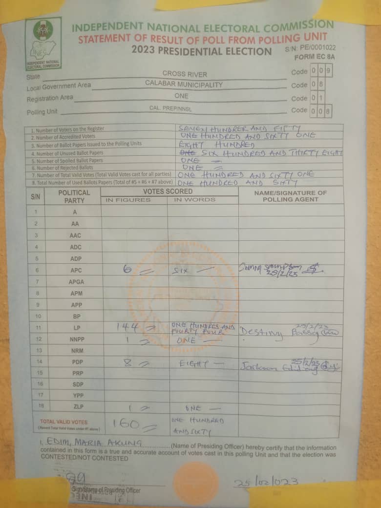 iamdavidshare's tweet photo. #SOSREX  #Nigeriaelections2023 #CongratulationsObidatti #Inecresults #ElectionResult #Elections2023 https://t.co/sYEr3JCLV3