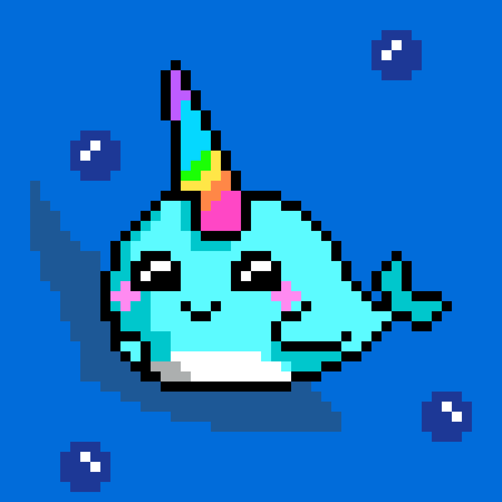 kanoworldstudio's tweet photo. 'Deep Blue' by Annabeth_Chase5 🐳

This adorable pixel narwhal took Annabeth an entire 2 hours to create! 

Learn how to create Pixel Art today with our Pixel Motion App - exclusive to Kano World.

https://t.co/8rgd3w0soo

#pixelart #learntocode #animation #cute #sea #narwhal https://t.co/gdTcKoEYDI