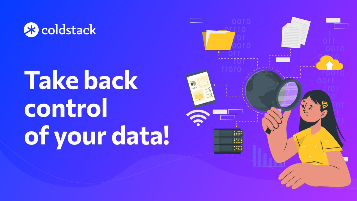 coldstack_io's tweet photo. 🔓Take back control of your data with ColdStack.

🔒Our platform makes it easy to integrate all decentralized data storages in one place, with no need for data migration.

#ColdStack #DecentralizedDataStorage #ControlYourData https://t.co/3Oc1kvWhNM