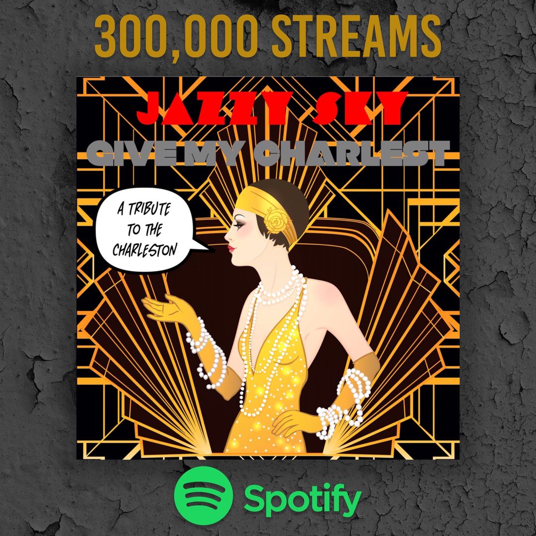 JazzySkyBand's tweet photo. We are delighted to announce that our single "Give My Charlest" has passed 300,000 streams on #Spotify.

Thank you so much for the love, we can't wait to share the next ones with you!

Spotify link:
https://t.co/Jt5ljB7ScT https://t.co/dm609gjLlF