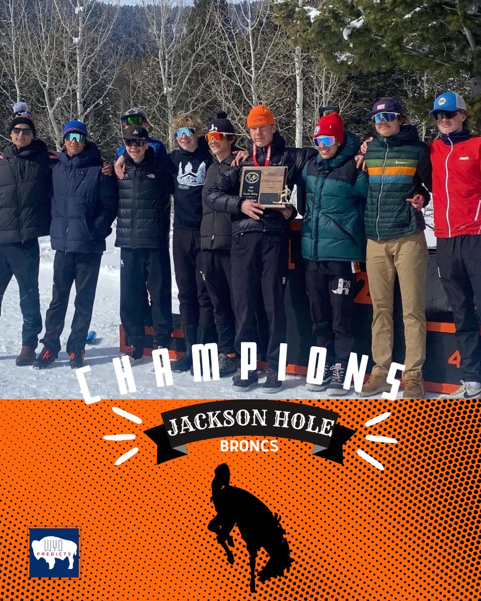 Jackson Hole takes home the Nordic🎿 🏆 

#WyoHsSports #StateChamp #NordicSkiing