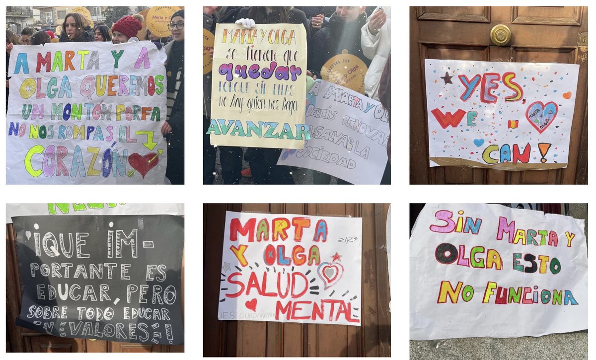 GuadarramaIes's tweet photo. 📣 Alumnos, familias y profesores pedimos la continuidad de las educadoras Marta y Olga en
Guadarrama eb la plaza de @Ayto_Guadarrama 💪💪💪 https://t.co/9dvwjgdyOb