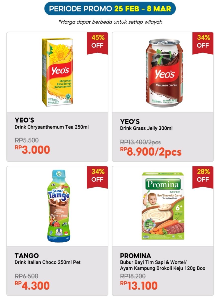RacunBelanja's tweet photo. Promo Serba Hemat Indomaret dengan pembayaran ShopeePay 
🗓️ 25 Februari - 8 Maret 2023

Selengkapnya cek disini:
https://t.co/pOjxXh0MYQ https://t.co/EhTR55tG0J