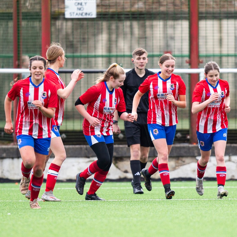 FAWales's tweet photo. 🥳 @BTUWomenFC and @AbergavennyWFC will meet in the 2022/23 #FAWGirlsCup final following their victories on Sunday! 🏆