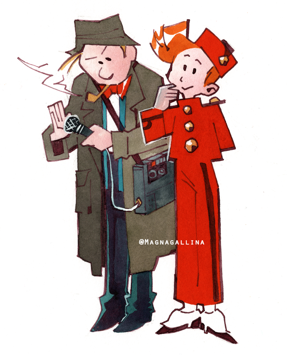 「Spirou and fantasio 」|Magna 🇮🇹のイラスト