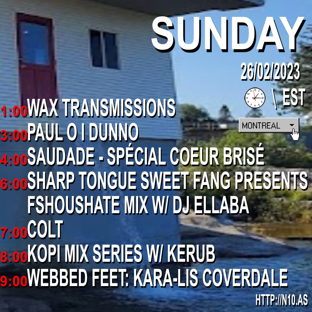 n10asradio's tweet photo. 👉 SUNDAY 👈 1pm EST start. https://t.co/v7FFjp9JZR