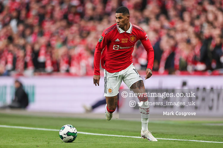 Marcus Rashford #10 of Manchester United makes a break with the ball  during the Carabao Cup Final match Manchester U …
<a href="/ManUtd/">Manchester United</a> #MUFC #manutd
#newcastleunited #NUFC <a href="/NUFC/">Newcastle United</a>
#CarabaoCup <a href="/Carabao_Cup/">Carabao Cup</a>
<a href="/Mark_Cozy/">Mark Cozy</a>
Sales - pictures@newsimages.co.uk