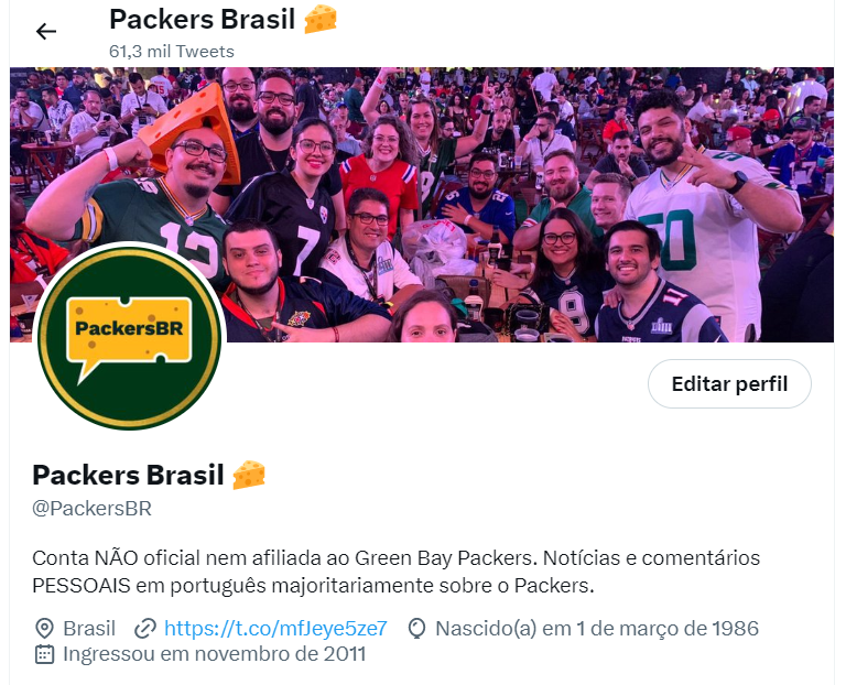 PackersBR's tweet photo. Em homenagem a tanta gente linda que conheci aqui nessa rede, o novo header conta com boa parte dessas amizades naquele evento lindo da @NFLBrasil <3 https://t.co/xZ9JHET0q4