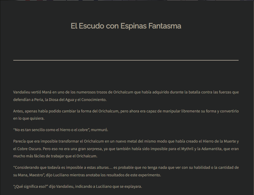 UntitledTLS's tweet photo. » ¡Nuevo Post Disponible!
- Capítulo 292 de The Death Mage Who Doesn't Want a Fourth Time - El  Escudo con Espinas Fantasmas!

> ¡Pásense a Leerlo en el Siguiente Link!
- https://t.co/WkIhOnqhCm

#TheDeathMage
#Webnovel 
#LightNovel https://t.co/yehFCmIacb