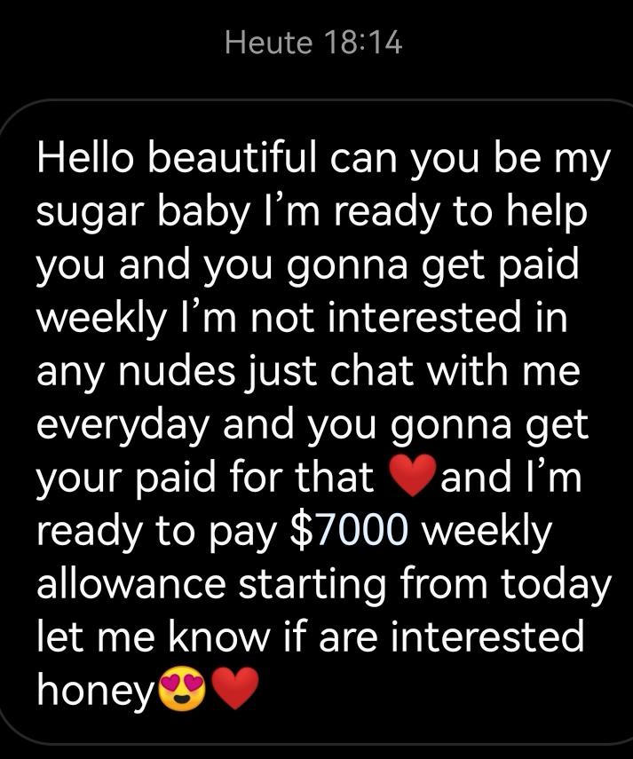 Was ist nur aus #Instagram geworden dass man solche #Nachrichten bekommt, und das erste das man denkt ist: was ist das für ein komische Art von #SCAM, anstatt: meine Güte was ist das für ein Mensch der sowas schreibt