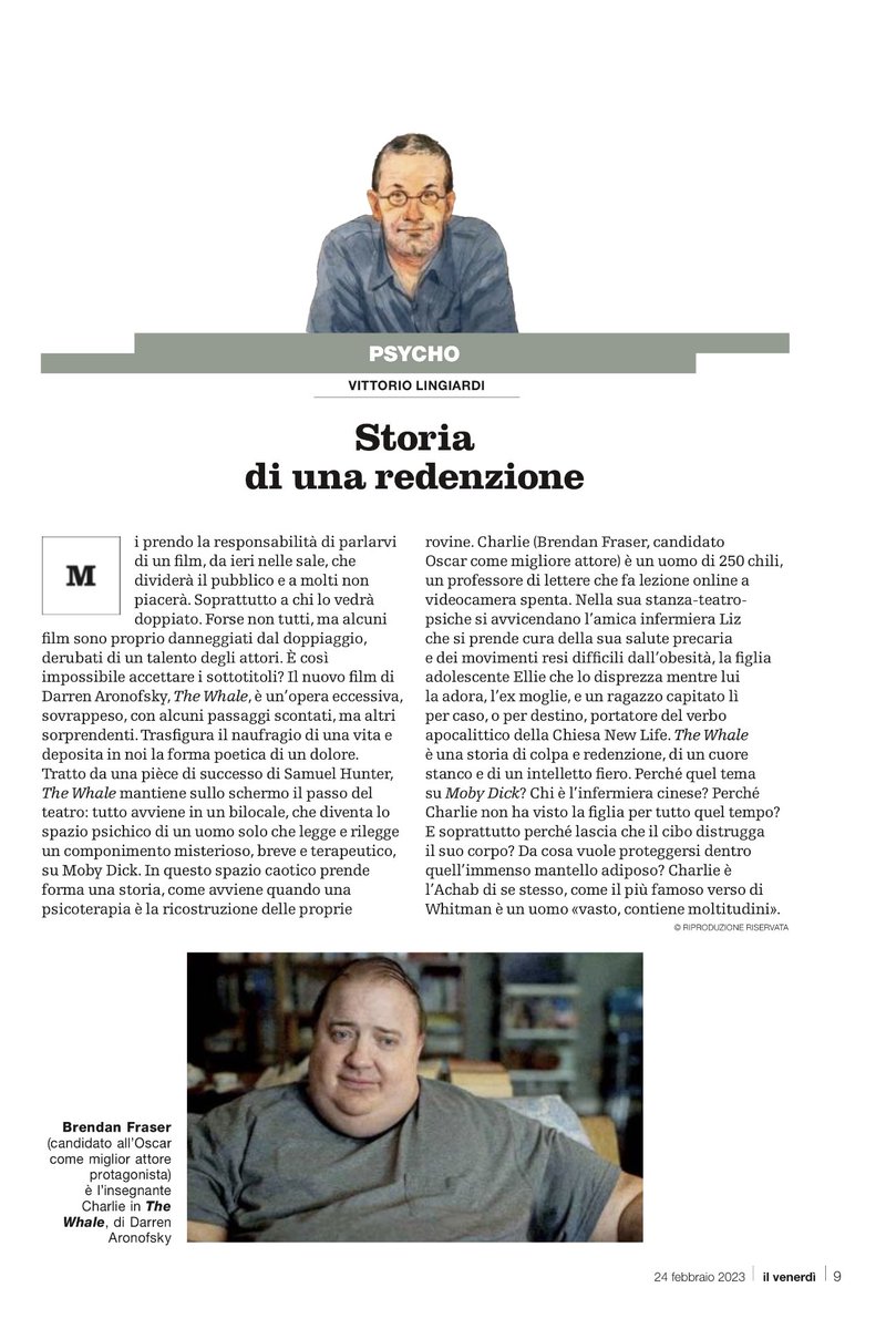 Film che dividerà il pubblico. Infatti è “vasto, contiene moltitudini”. <a href="/ilvenerdi/">Il Venerdì di Repubblica</a> <a href="/iWonderMedia/">iWonder Media Group</a>