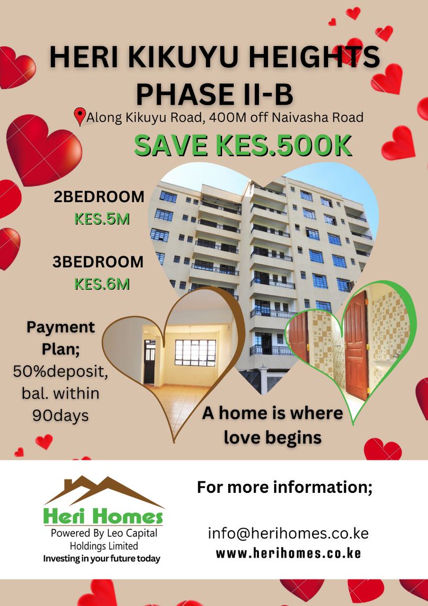 #ahomeiswherelovebegins #sitevisitweekend #HeriKiKuyuPhaseIIB #HeriHomes #investinginyourfuturetoday #affordablehousing #herinyumbayangu #herikuishikwangu #Heridelivers