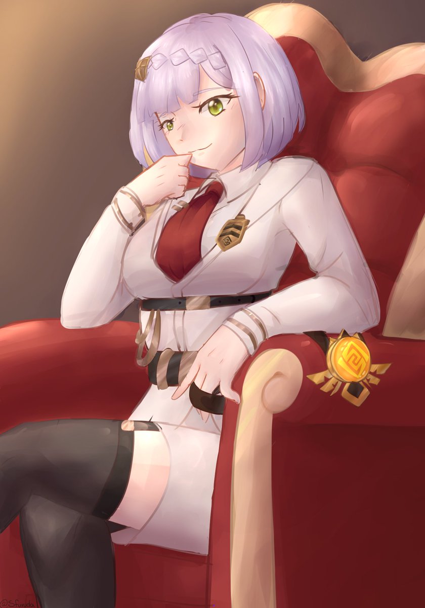 SFuruda's tweet photo. ¡Nuevas comisiones listas! ✨

Estas ilustraciones de Noelle fueron para @VergoDynamics ^^
Sinceramente la de traje negro fue mi favorita 🫶💕 https://t.co/pK7DWzrXE1