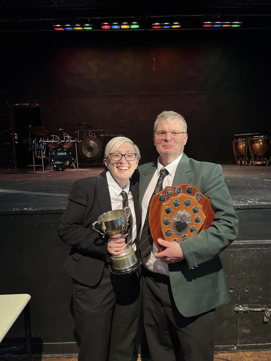 LydbrookBand's tweet photo. 1sr place at the #ODBBA contest today!!! Huge congratulations to our fabulous players Marie Pearse for best horn & euphonium Les Pearse for best instrumentalist. Congratulations to all the other bands & prize winners, especially our friends at @DrybrookBand on 3rd place. https://t.co/GNz08pezMT