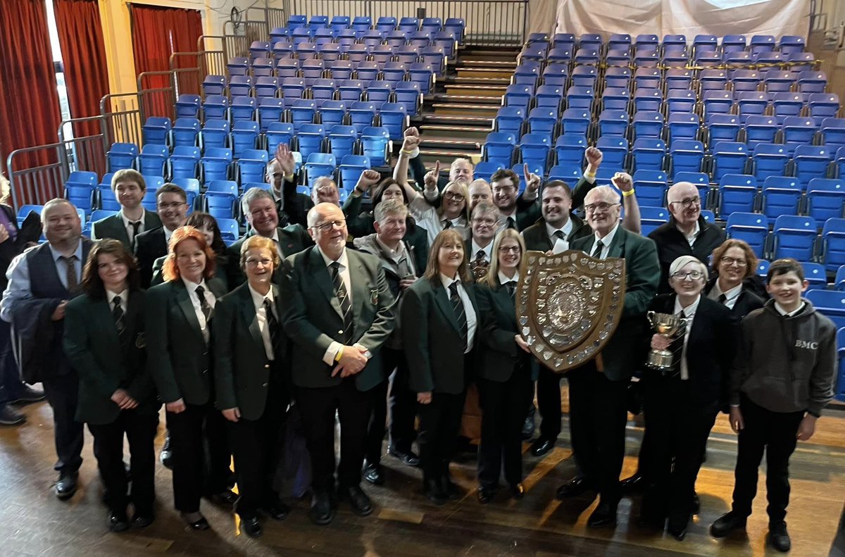 LydbrookBand's tweet photo. 1sr place at the #ODBBA contest today!!! Huge congratulations to our fabulous players Marie Pearse for best horn & euphonium Les Pearse for best instrumentalist. Congratulations to all the other bands & prize winners, especially our friends at @DrybrookBand on 3rd place. https://t.co/GNz08pezMT