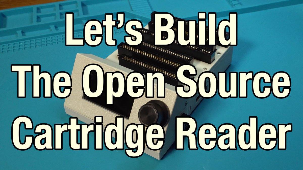New video! Building the Sanni Open Source Cartridge Reader. This includes final assembly with my fully enclosed shell design. I will be releasing the shell as a free download in the near future.

I hope you enjoy.

Watch here: youtube.com/watch?v=yZaGvu…