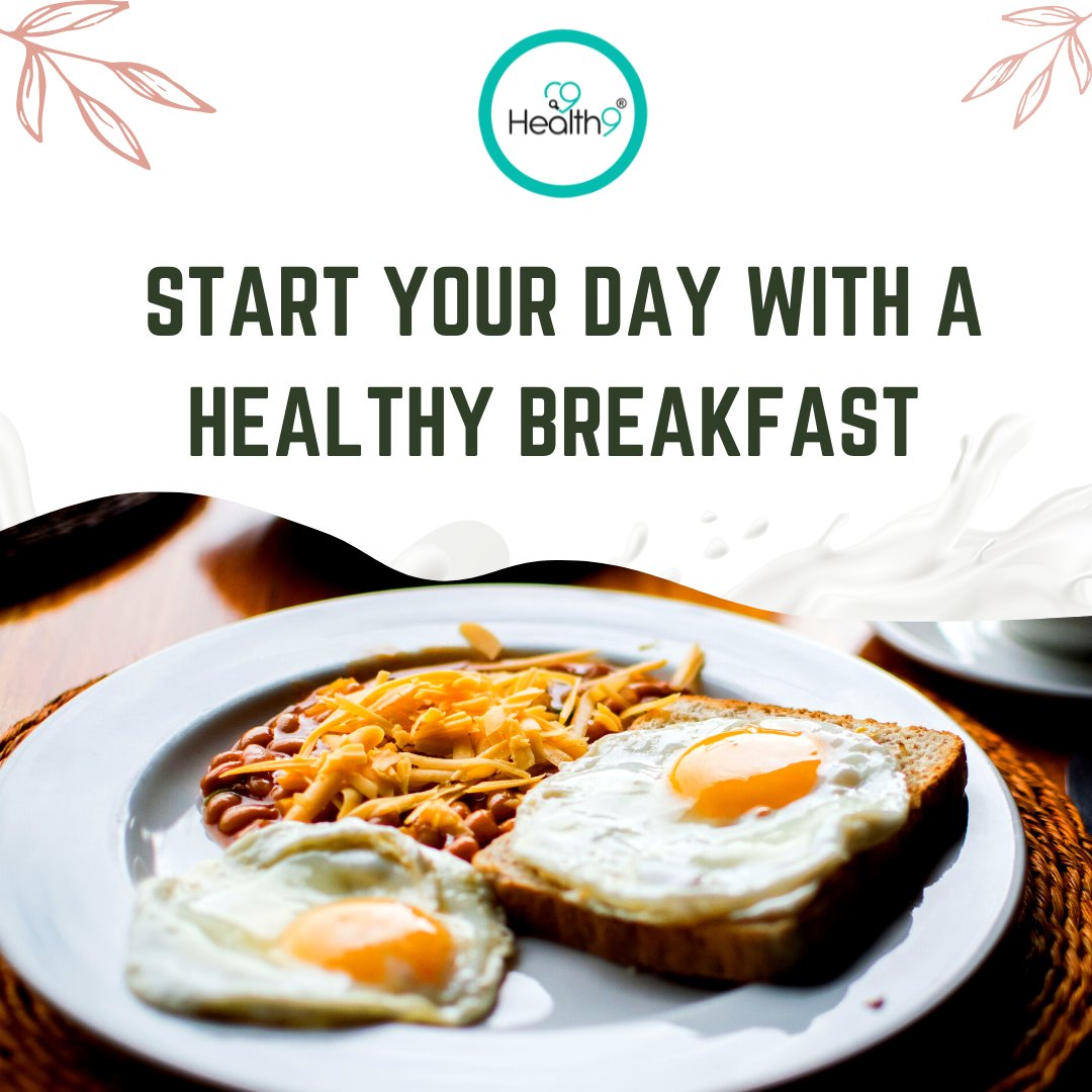 Health9dotin's tweet photo. Good morning! Start your day with a healthy breakfast to give you the energy you need to tackle the day. 

Aim for a balanced meal with protein, whole grains, and fruits or vegetables. 

Your body will thank you! 🍳🥞🍓🍇 #HealthyBreakfast #FuelYourBody #health9 https://t.co/6aAYhgLUy2