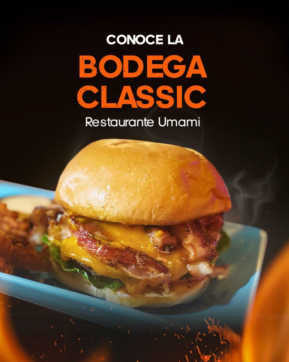 AguantePollo's tweet photo. Hoy arranca nuestro Burger Tour, uno de los restaurantes que salen hoy es Bodega Umami, un spot brutal con cocina increíble y descomplicada y siempre con música sexy. Hoy 2pm Muertos de Hambre por @Telemetro #cometetushabichuelas https://t.co/rEeNnkVf6Q