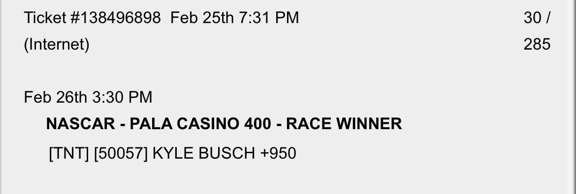 UnicornPicks's tweet photo. Cooked up these plays for @Rybo41 . Looking to rebound this week from the 500. #TimeToCash https://t.co/XO4fSi2EAA