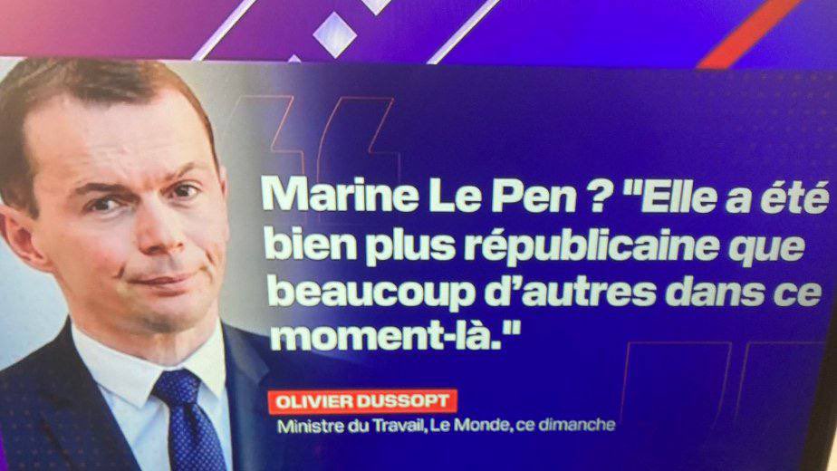 MathildePanot's tweet photo. Marine Le Pen Républicaine ?

Honte et déshonneur.

Pourquoi ne suis-je pas surprise ? https://t.co/IXGwCv9cJD