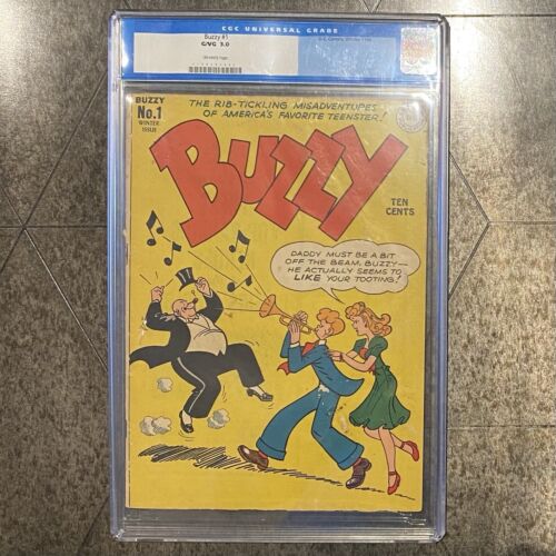 Comics Collectibles on Twitter "Buzzy 1 Key GOLDEN AGE Comic CGC 3