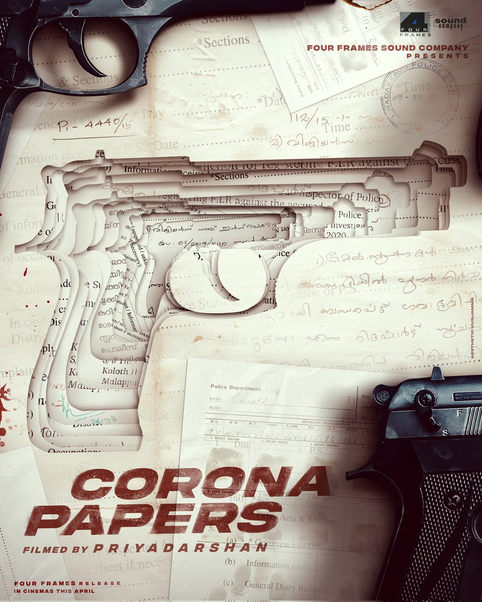 Feeling blessed &amp; grateful to score Music 🎶 for this spectacular thriller Directed by the Legendary #Priyadarshan Sir!🙏♥️🎹🥁✨#CoronaPapers #CoronaPapersTitleLook