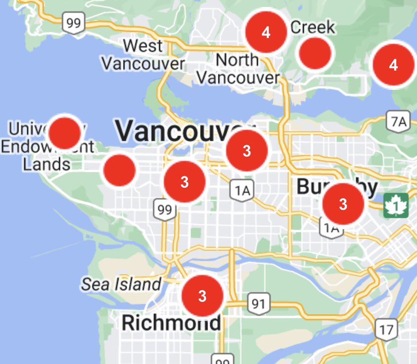 Kevin_Eastwood's tweet photo. PSA: there’s lots of power outages in Vancouver right now so if you’re driving, pay attention to the fact many traffic lights are down. I am seeing drivers blowing thru the intersection at Commercial &amp; Grandview Hwy without stopping or watching for pedestrians crossing. https://t.co/TVqD5UlgTN