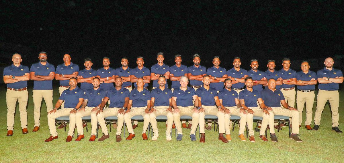 OfficialSLC's tweet photo. Sri Lanka Test squad led by Dimuth Karunaratne left the island for New Zealand to take part in the 2-match Test series. 🛫

#NZvSL https://t.co/OIiw8L54pf